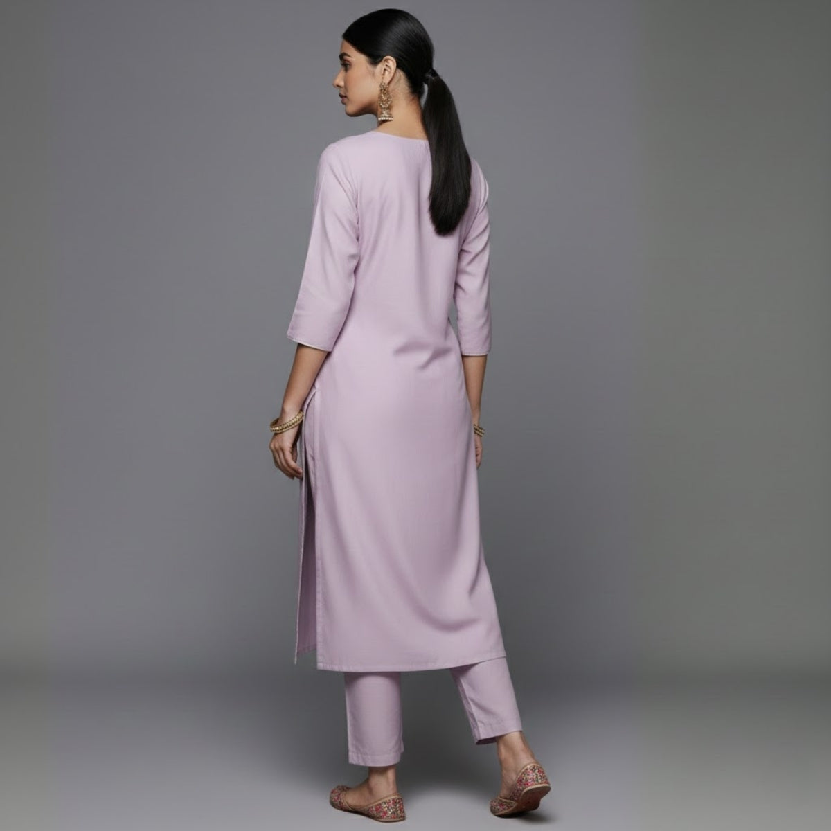 Women's Pack of 3 Pure Cotton Kurtis with Pant & Dupatta |C-014