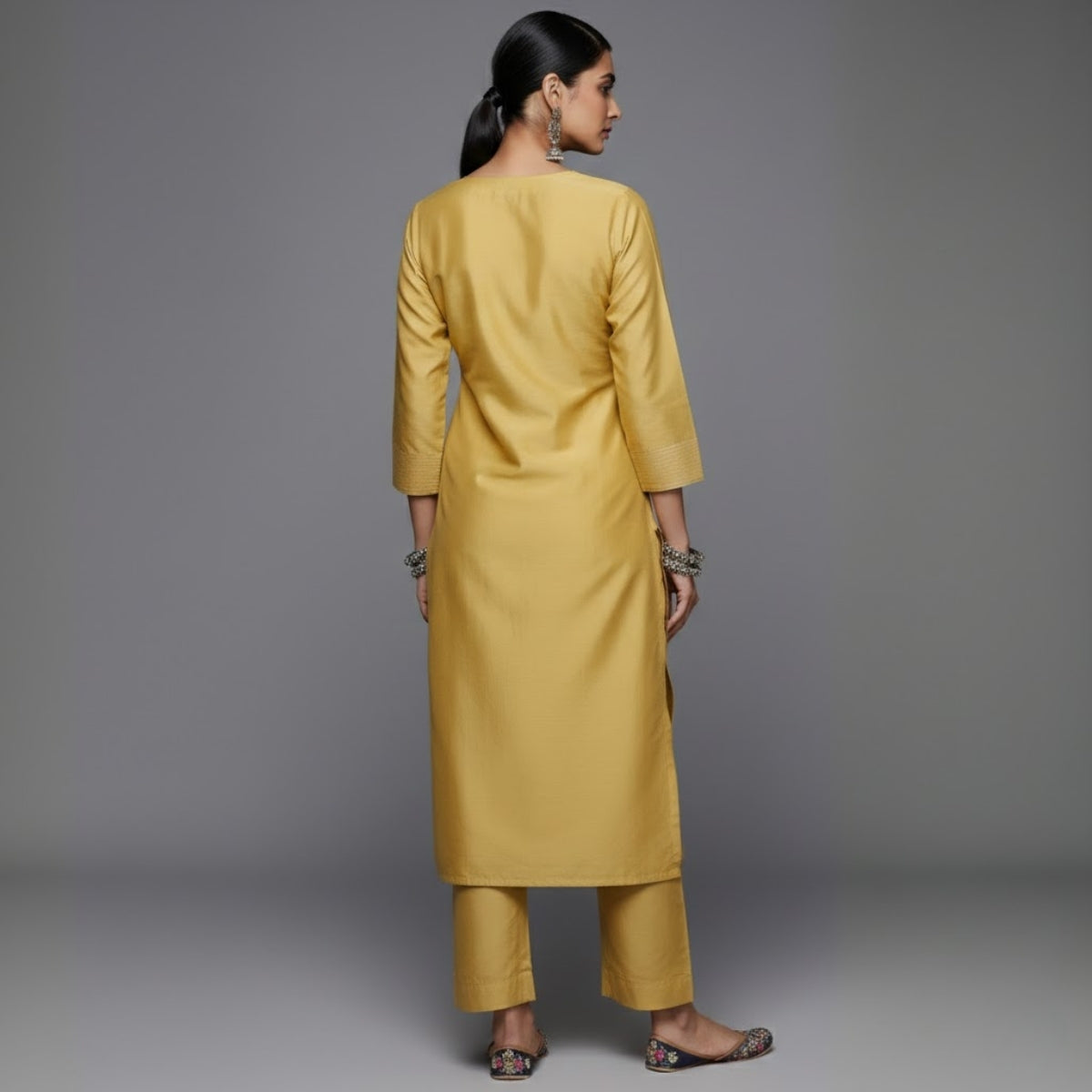 Women's Pack of 3 Pure Cotton Kurtis with Pant & Dupatta |C-014