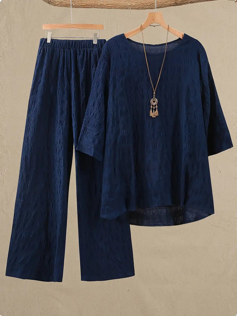 Stylish Ribbed Women Co-Ord Set