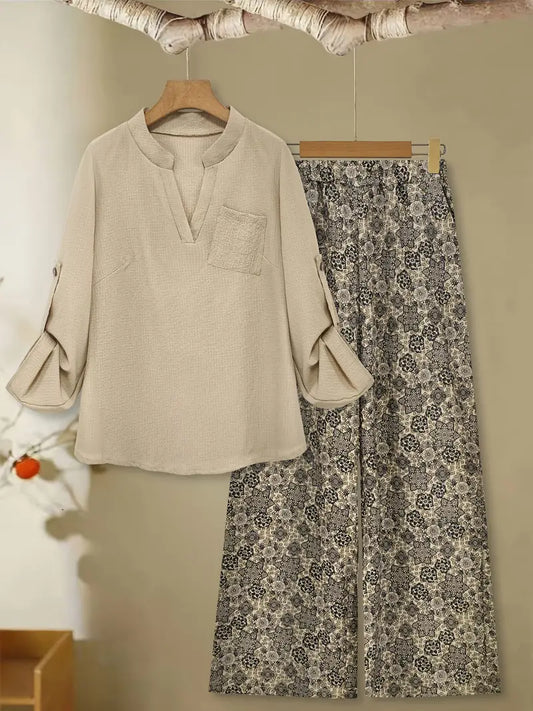Women Fashionable Co-ord Set | Top & Bottom Set