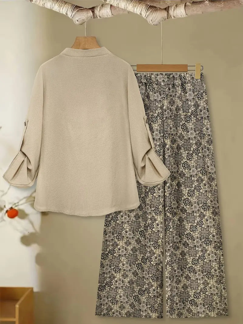 Women Fashionable Co-ord Set | Top & Bottom Set