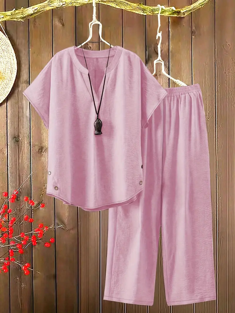 Women Fashionable Co-ord Set | Top & Bottom Set
