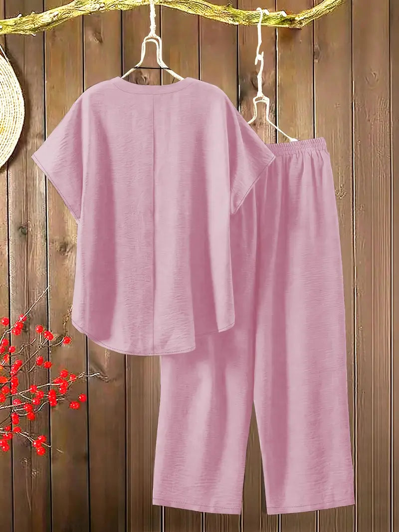 Women Fashionable Co-ord Set | Top & Bottom Set