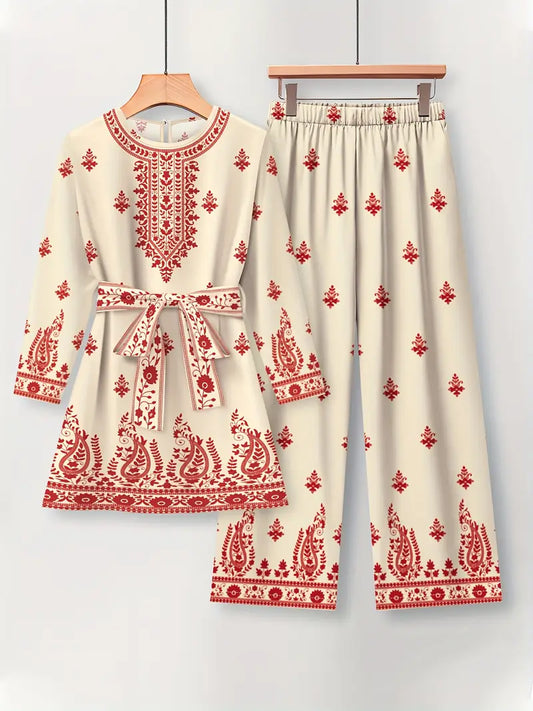 Ethnic Co-ord Set Women