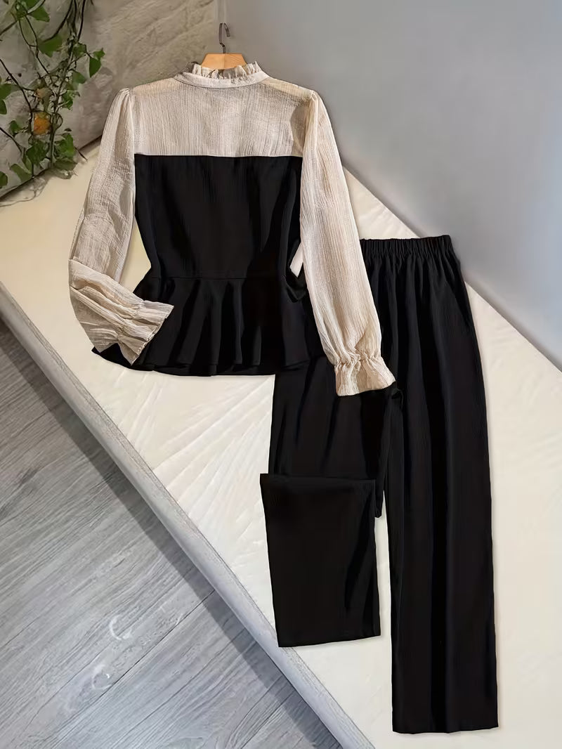 PREMIUM WOMAN'S RAYON SOLID CO-ORD SET
