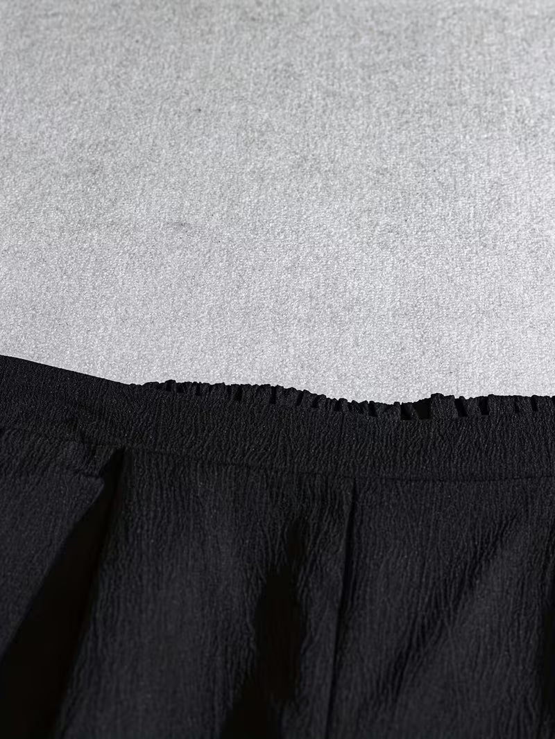PREMIUM WOMAN'S RAYON SOLID CO-ORD SET