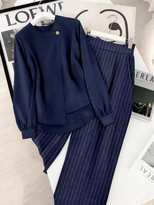 PREMIUM WOMAN'S RAYON SOLID CO-ORD SET