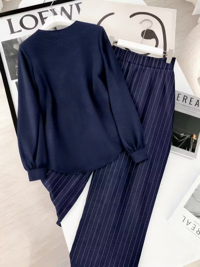 PREMIUM WOMAN'S RAYON SOLID CO-ORD SET