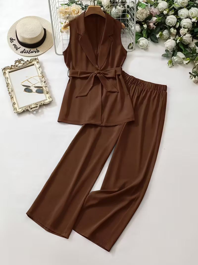 PREMIUM WOMAN'S RAYON SOLID CO-ORD SET